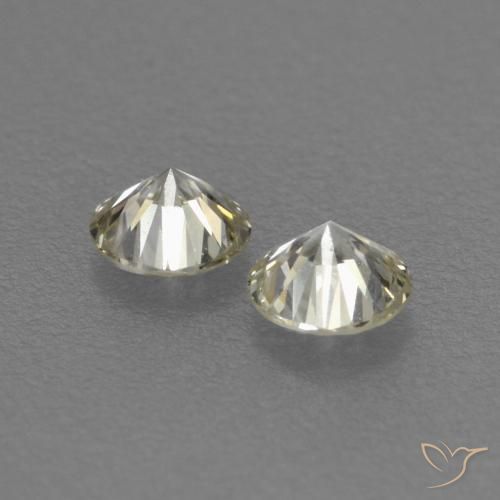 Pedras preciosas de Diamante L natural de 0.18 ct, Redondo, VVS-VS