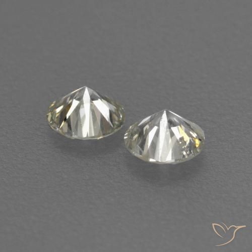 Pedras preciosas de Diamante J natural de 0.14 ct, Redondo, VVS-VS