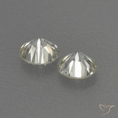 Pedras preciosas de Diamante L natural de 0.19 ct, Redondo, VVS-VS