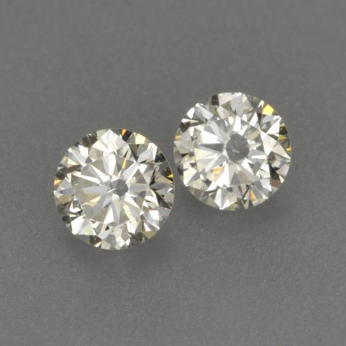 Pedras preciosas de diamante branco natural de 0,19 ct, corte redondo, VVS-VS
