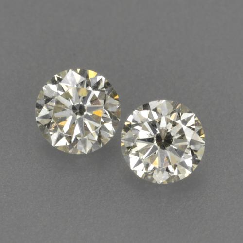 Pedras preciosas de diamante branco natural de 0,19 ct, corte redondo, VVS-VS