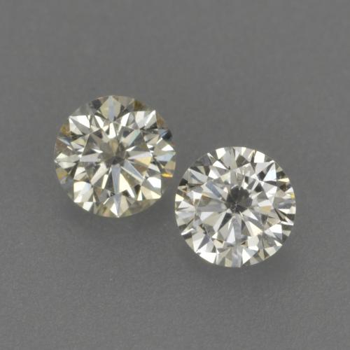 Pedras preciosas de Diamante branco quente natural de 0.19 ct, Corte Redondo, VVS-VS