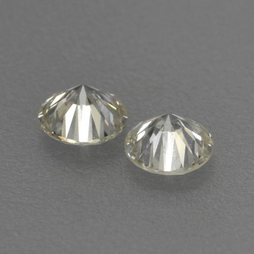 Pedras preciosas de Diamante branco quente natural de 0.19 ct, Corte Redondo, VVS-VS
