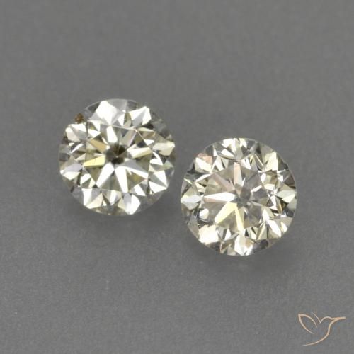 Pedras preciosas de Diamante L natural de 0.20 ct, Redondo, VVS-VS