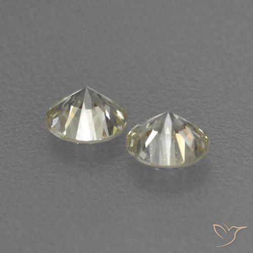 Pedras preciosas de Diamante L natural de 0.20 ct, Redondo, VVS-VS