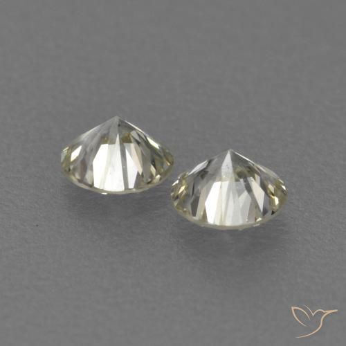 Pedras preciosas de Diamante L natural de 0.16 ct, Redondo, VVS-VS