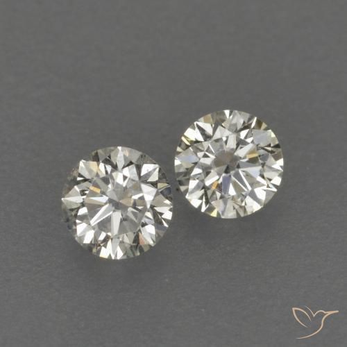 0.14ctw Natural J Diamante, Redondo, VVS-VS