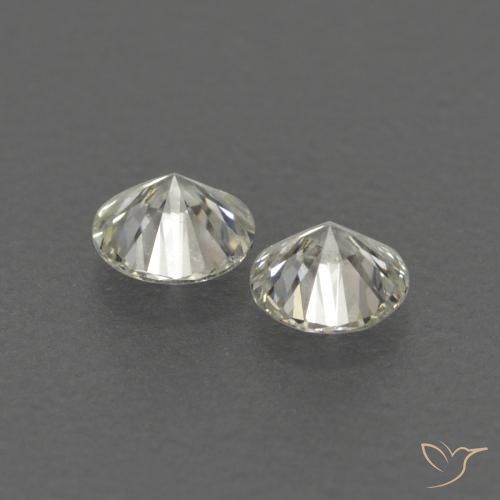 Pedras preciosas de Diamante J natural de 0.14 ct, Redondo, VVS-VS