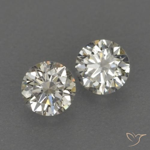 Pedras preciosas de Diamante L natural de 0.21 ct, Redondo, VVS-VS