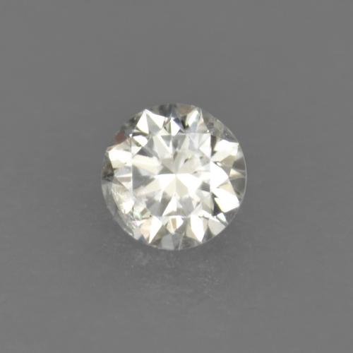 Diamante branco natural 0,02ct, corte redondo, VS