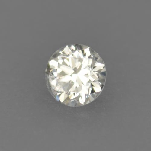 Diamante branco natural 0,02ct, corte redondo, VS