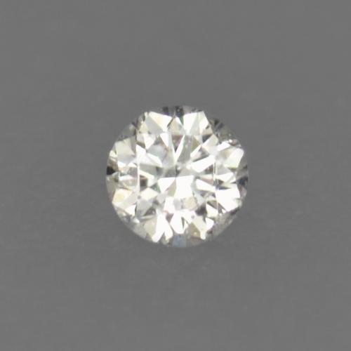 Diamante branco natural 0,01ct, corte redondo, VS