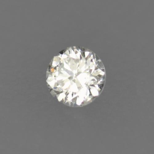 Diamante branco natural 0,01ct, corte redondo, VS