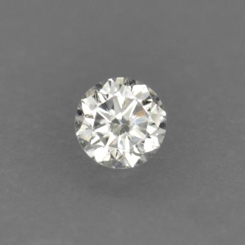 Diamante branco natural 0,02ct, corte redondo, VS