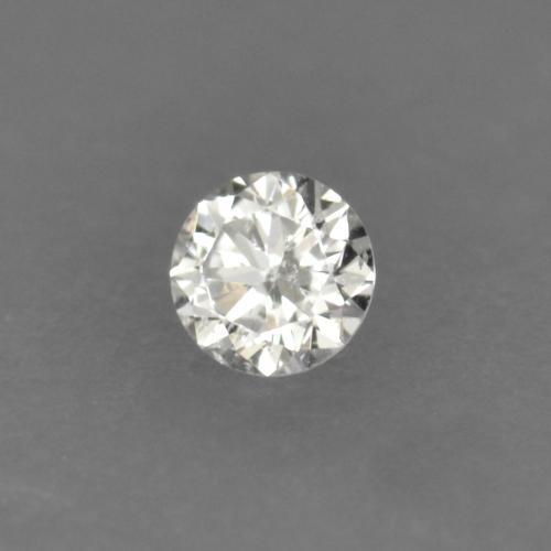 Diamante branco natural 0,02ct, corte redondo, VS