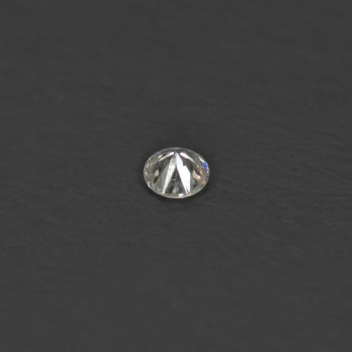 Diamante branco natural 0,01ct, corte redondo, VS-SI