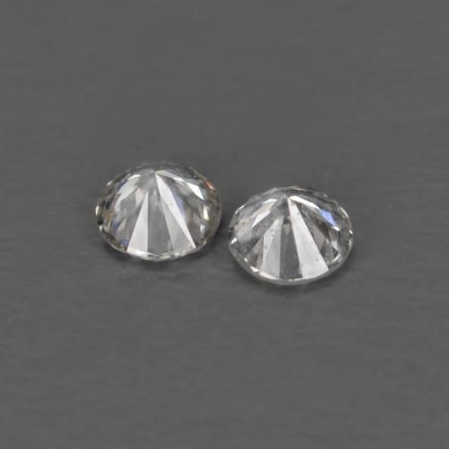 Pedras preciosas de Diamante branco quente natural de 0.03 ct, Corte Redondo, VVS-VS