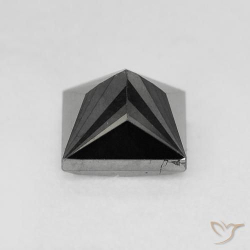 Diamante Preto Natural 0.98ct, Quadrado, Opaco