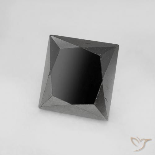 Diamante Preto Natural 0.99ct, Quadrado, Opaco