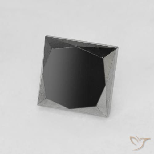 Diamante Preto Natural 0.69ct, Quadrado, Opaco