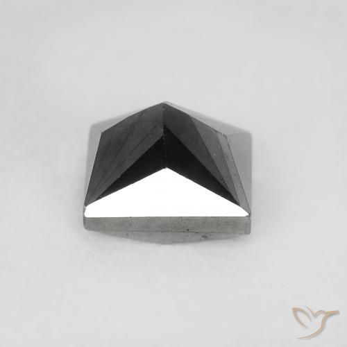 Diamante Preto Natural 0.69ct, Quadrado, Opaco