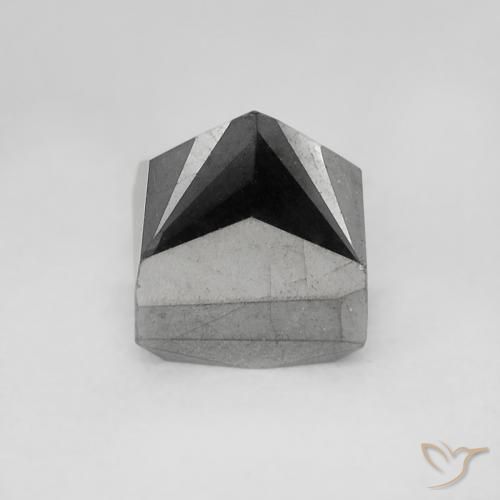 Diamante Preto Natural 1.09ct, Quadrado, Opaco