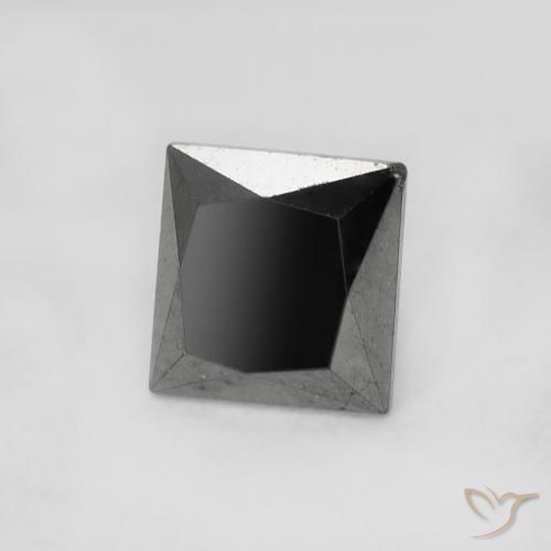 Diamante Preto Natural 1.04ct, Quadrado, Opaco