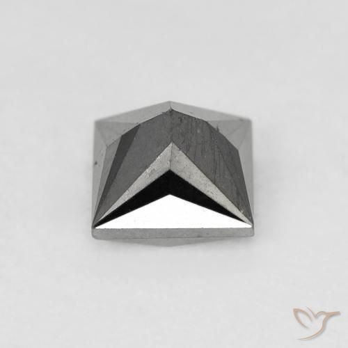 Diamante Preto Natural 1.06ct, Quadrado, Opaco