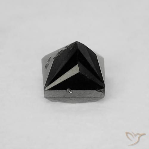 Diamante Preto Natural 0.18ct, Quadrado, Opaco