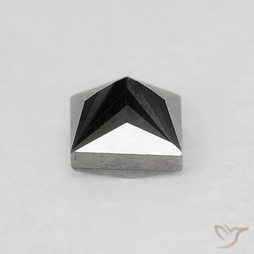 Diamante Preto Natural 0.20ct, Quadrado, Opaco