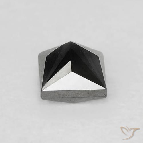 Diamante Preto Natural 0.23ct, Quadrado, Opaco