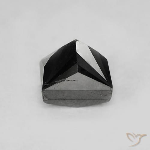 Diamante Preto Natural 0.32ct, Quadrado, Opaco