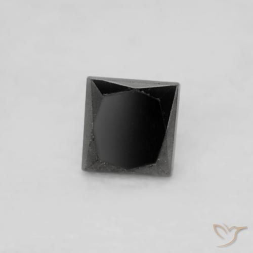 Diamante Preto Natural 0.04ct, Quadrado, Opaco