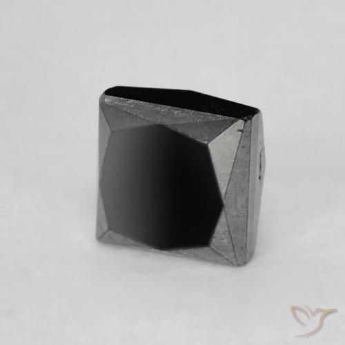Diamante Preto Natural 0.25ct, Quadrado, Opaco