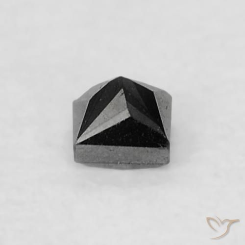 Diamante Preto Natural 0.06ct, Quadrado, Opaco