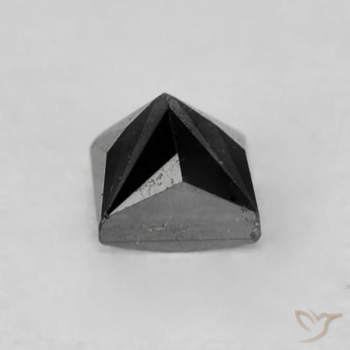Diamante Preto Natural 0.32ct, Quadrado, Opaco
