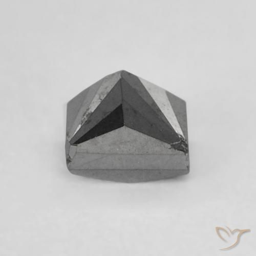 Diamante Preto Natural 0.40ct, Quadrado, Opaco