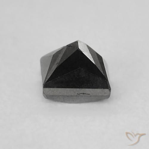 Diamante Preto Natural 0.21ct, Quadrado, Opaco