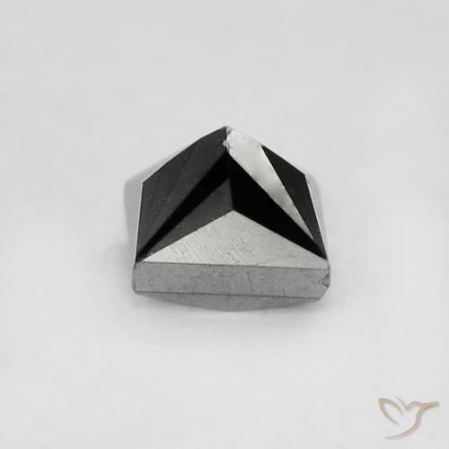 Diamante Preto Natural 0.22ct, Quadrado, Opaco