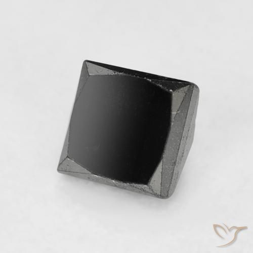 Diamante Preto Natural 0.42ct, Quadrado, Opaco