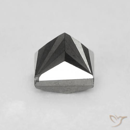 Diamante Preto Natural 0.34ct, Quadrado, Opaco