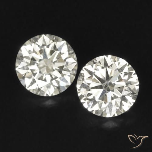Diamante branco de 0,2 quilates, corte de diamante de 3 mm da Índia, Photo A