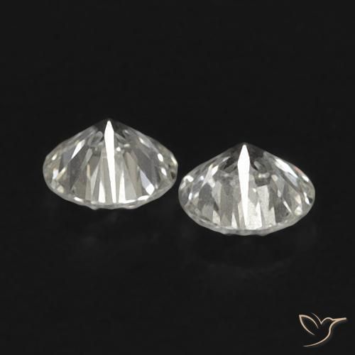 Pedras preciosas de Diamante I natural de 0.16 ct, Redondo, VVS-VS