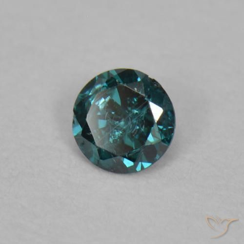 Diamante Verde Natural 0.03ct, Redondo, VS-SI