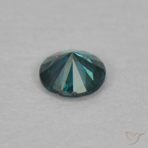 Diamante Verde Natural 0.03ct, Redondo, VS-SI