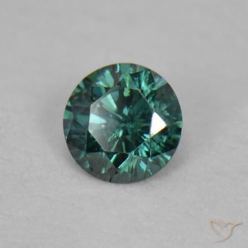 Diamante Verde Natural 0.03ct, Redondo, VS