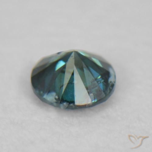 Diamante Verde Natural 0.02ct, Redondo, VS-SI