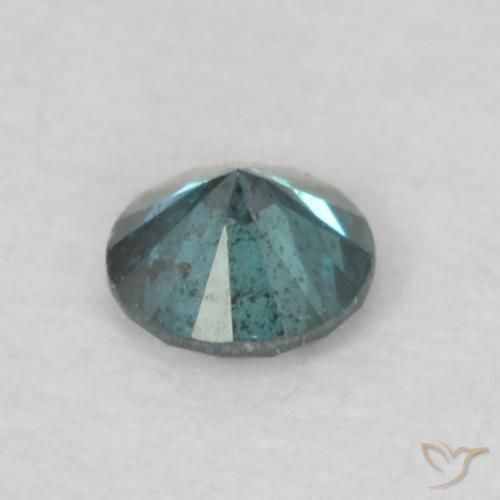 Diamante Azul Natural 0.07ct, Redondo, VS