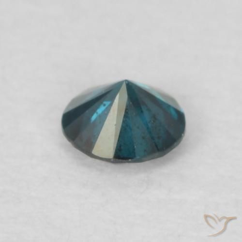 Diamante Azul Natural 0.06ct, Redondo, VVS-VS