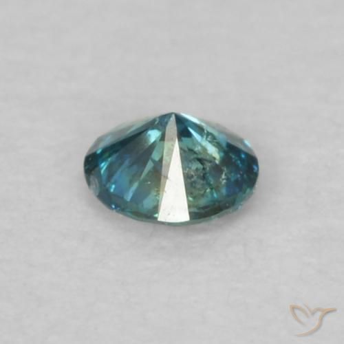 Diamante Azul Natural 0.05ct, Redondo, VS-SI